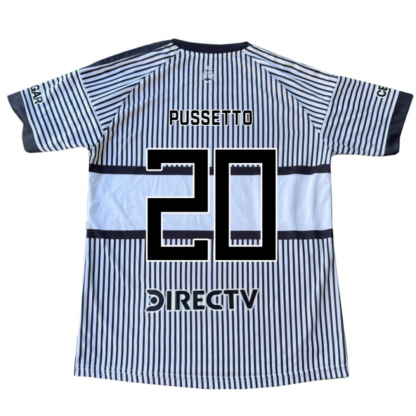 Danxen Damen Juan Pussetto #20 Weiß Schwarz Gelb Auswärtstrikot Trikot 2026/27 T-Shirt Österreich
