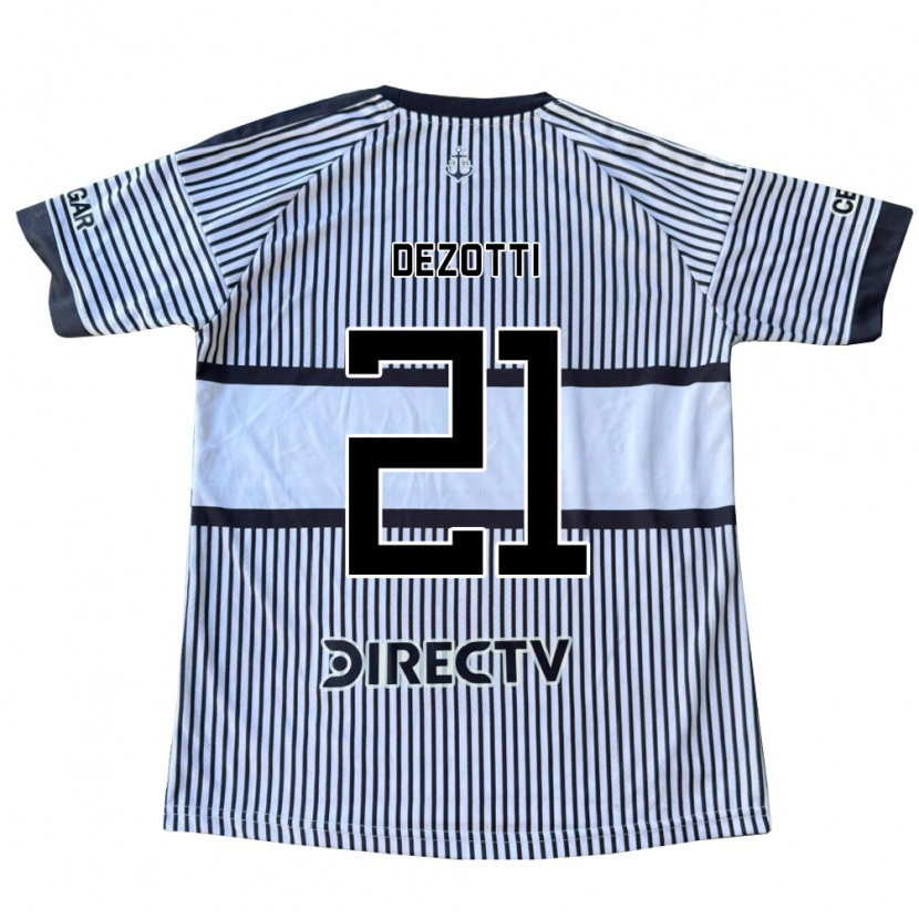 Danxen Damen Martina Dezotti #21 Weiß Schwarz Gelb Auswärtstrikot Trikot 2026/27 T-Shirt Österreich