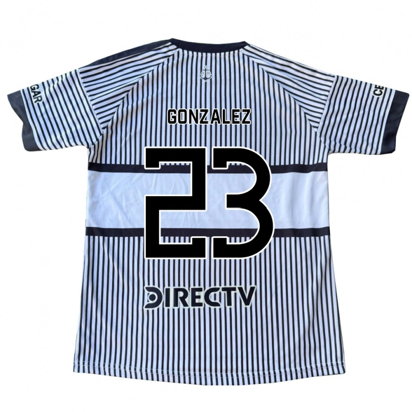Danxen Damen Diego Gonzalez #23 Weiß Schwarz Gelb Auswärtstrikot Trikot 2026/27 T-Shirt Österreich