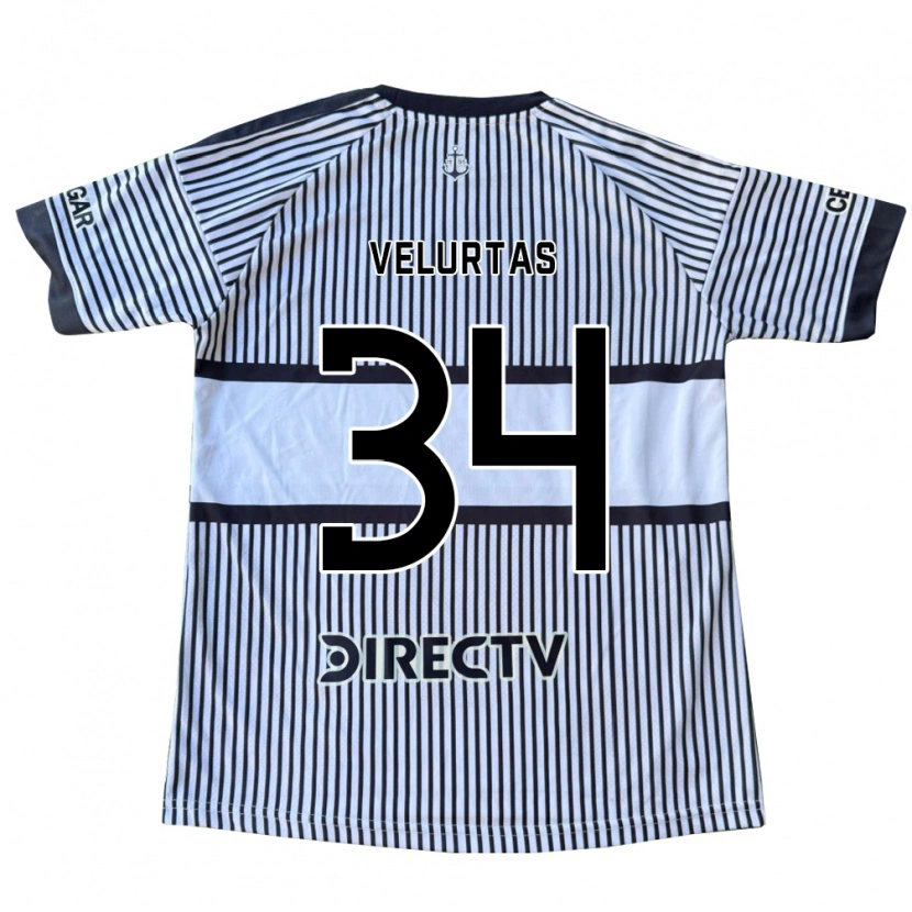 Danxen Damen Pedro Velurtas #34 Weiß Schwarz Gelb Auswärtstrikot Trikot 2026/27 T-Shirt Österreich