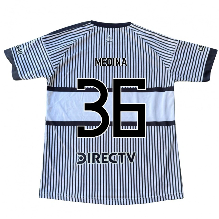 Danxen Damen Cristian Medina #36 Weiß Schwarz Gelb Auswärtstrikot Trikot 2026/27 T-Shirt Österreich