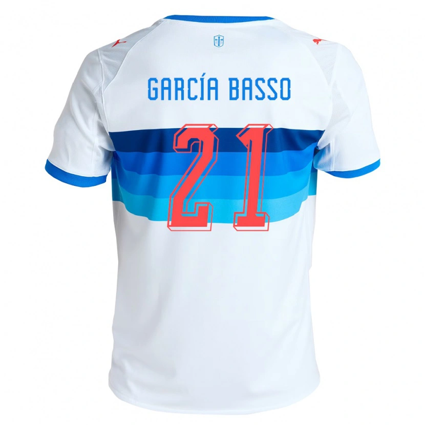 Danxen Damen Agustín García Basso #21 Weiß Himmelblau Heimtrikot Trikot 2026/27 T-Shirt Österreich