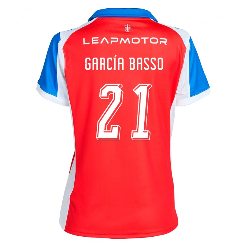 Danxen Damen Agustín García Basso #21 Rot Blau Auswärtstrikot Trikot 2026/27 T-Shirt Österreich