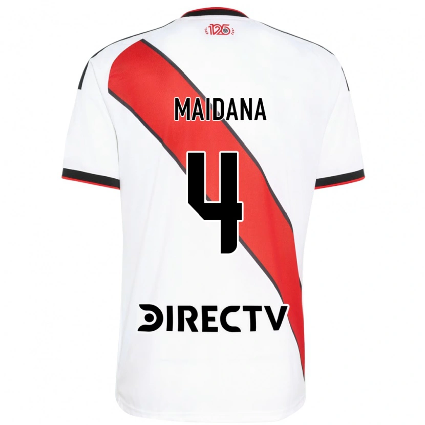 Danxen Kinder Jonatan Maidana #4 Rot Weiß Schwarz Heimtrikot Trikot 2026/27 T-Shirt Österreich