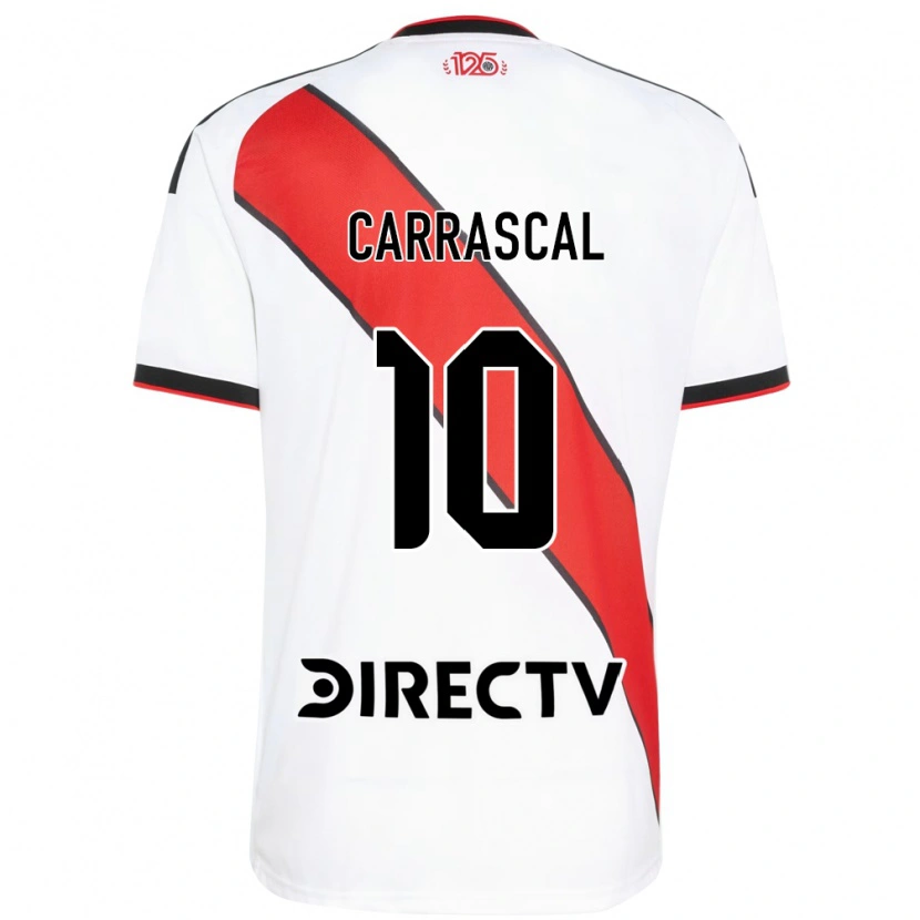 Danxen Kinder Jorge Carrascal #10 Rot Weiß Schwarz Heimtrikot Trikot 2026/27 T-Shirt Österreich