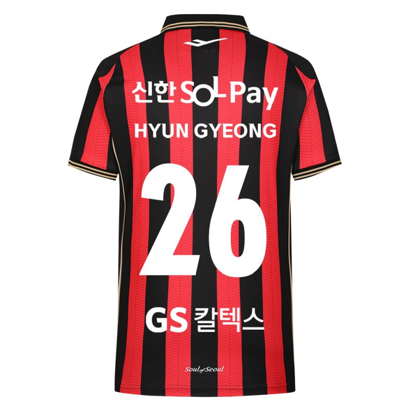 Danxen Kinder Hyun-Gyeong Jeong #26 Rot Weiß Schwarz Heimtrikot Trikot 2026/27 T-Shirt Österreich