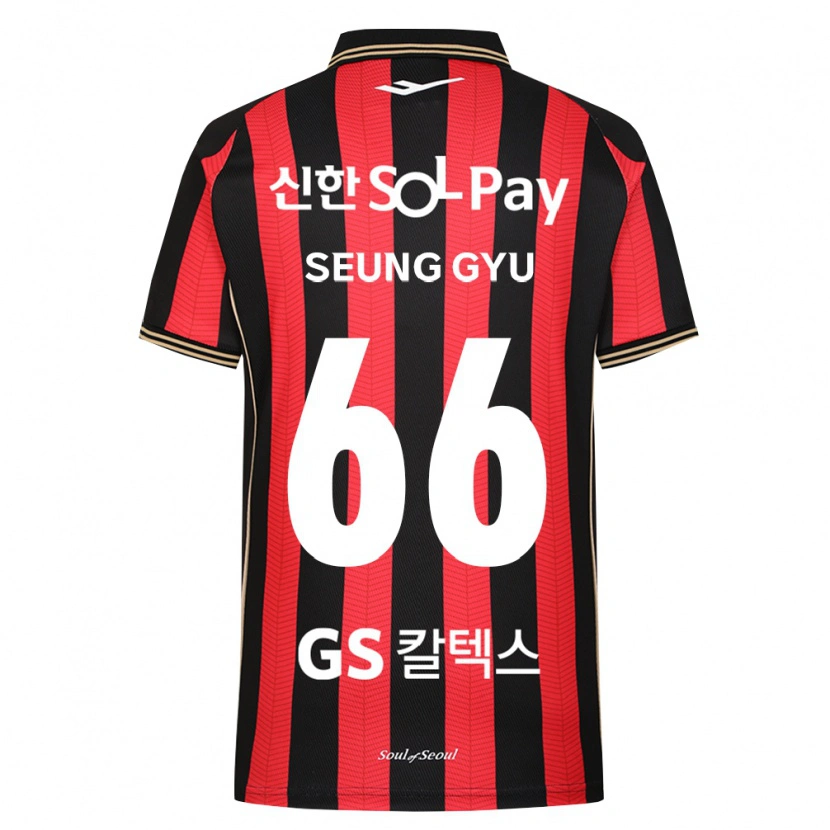 Danxen Kinder Seung-Gyu Han #66 Rot Weiß Schwarz Heimtrikot Trikot 2026/27 T-Shirt Österreich
