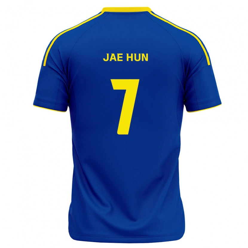 Danxen Kinder Jae-Hun Lee #7 Königsblau Gelb Heimtrikot Trikot 2026/27 T-Shirt Österreich