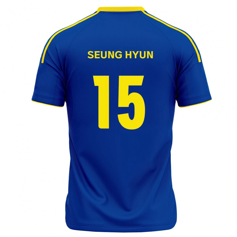 Danxen Kinder Seung-Hyun Jung #15 Königsblau Gelb Heimtrikot Trikot 2026/27 T-Shirt Österreich