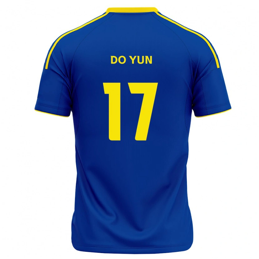 Danxen Kinder Do-Yun Kwon #17 Königsblau Gelb Heimtrikot Trikot 2026/27 T-Shirt Österreich