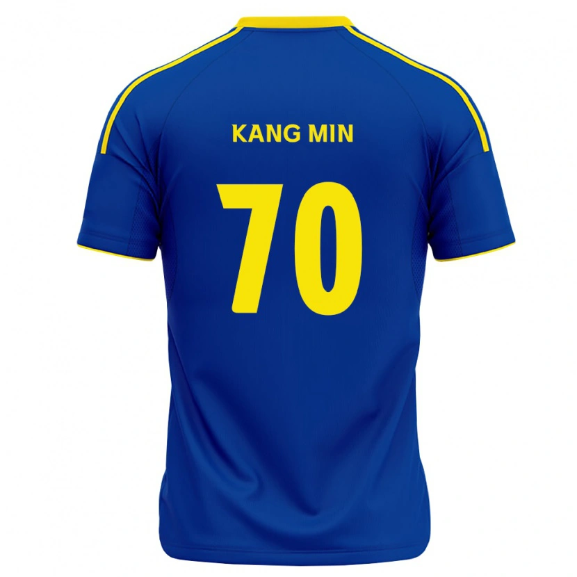 Danxen Kinder Kang-Min Choi #70 Königsblau Gelb Heimtrikot Trikot 2026/27 T-Shirt Österreich