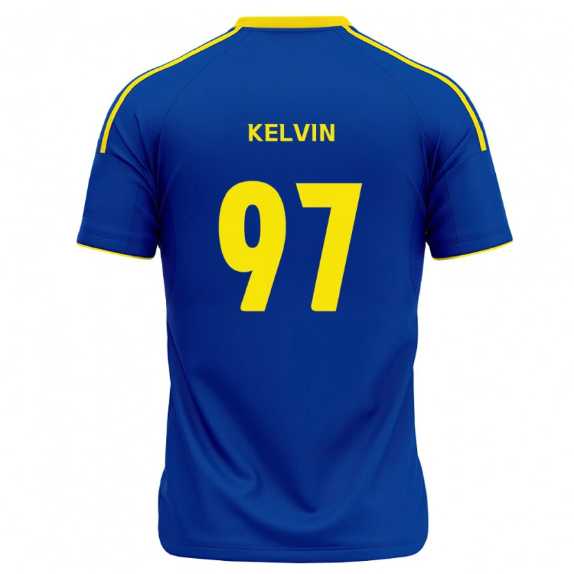 Danxen Kinder Kelvin #97 Königsblau Gelb Heimtrikot Trikot 2026/27 T-Shirt Österreich