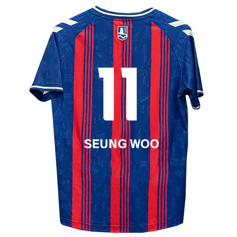 Danxen Kinder Seung-Woo Lee #11 Blau Rot Weiß Heimtrikot Trikot 2026/27 T-Shirt Österreich