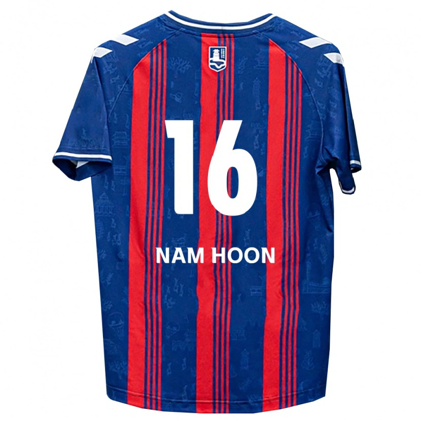 Danxen Kinder Nam-Hoon Kwon #16 Blau Rot Weiß Heimtrikot Trikot 2026/27 T-Shirt Österreich