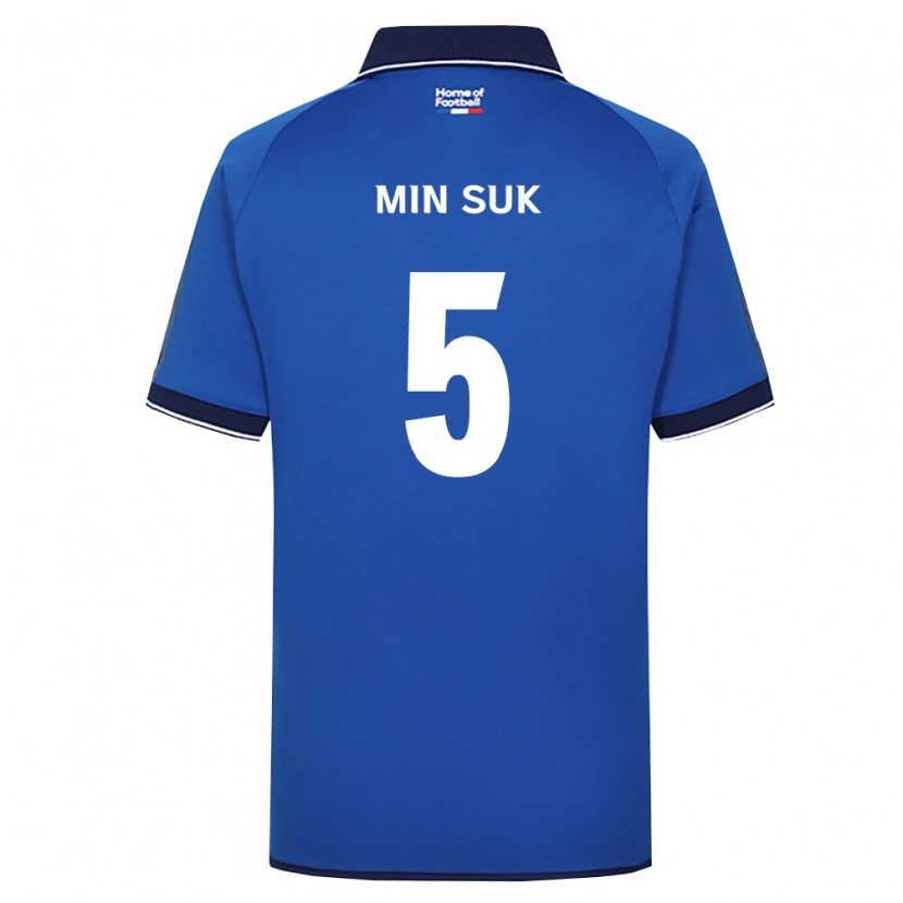 Danxen Kinder Min Suk #5 Königsblau Weiß Rot Heimtrikot Trikot 2026/27 T-Shirt Österreich