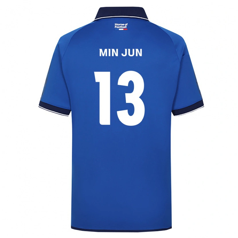 Danxen Kinder Min-Jun Yeo #13 Königsblau Weiß Rot Heimtrikot Trikot 2026/27 T-Shirt Österreich