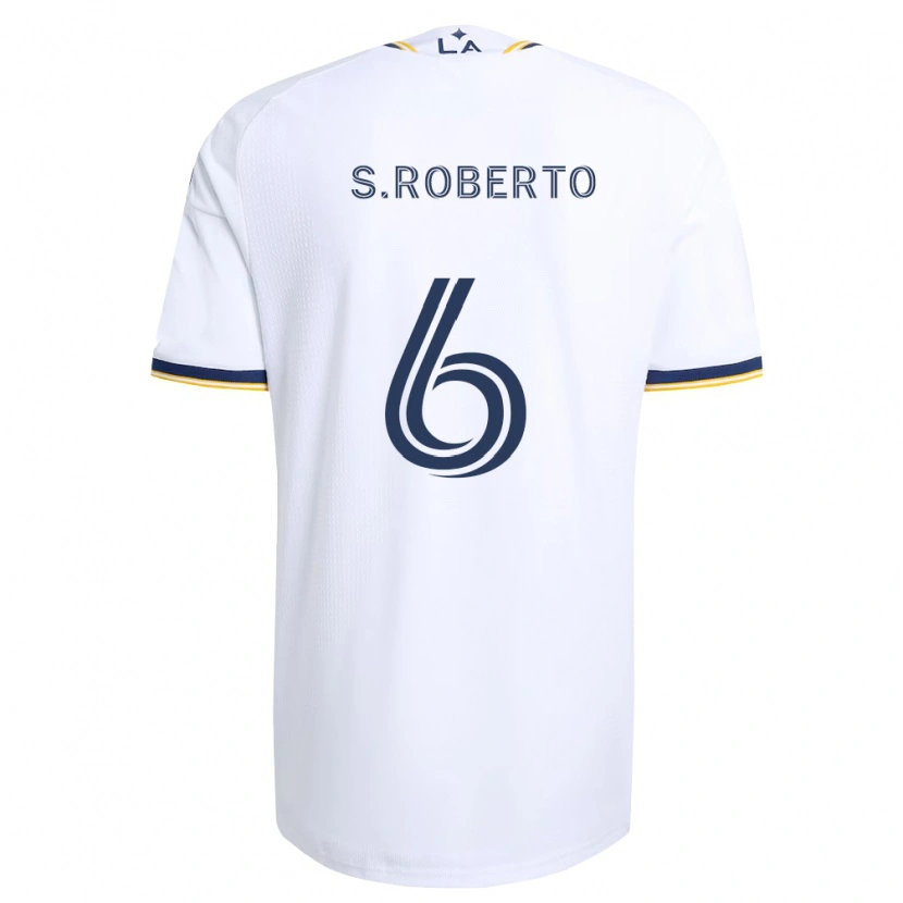 Danxen Kinder Sergi Roberto #6 Blau Gelb Und Weiß Heimtrikot Trikot 2026/27 T-Shirt Österreich