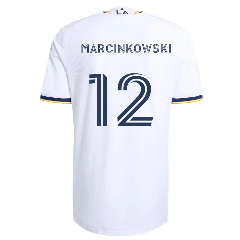 Danxen Kinder Jt Marcinkowski #12 Blau Gelb Und Weiß Heimtrikot Trikot 2026/27 T-Shirt Österreich