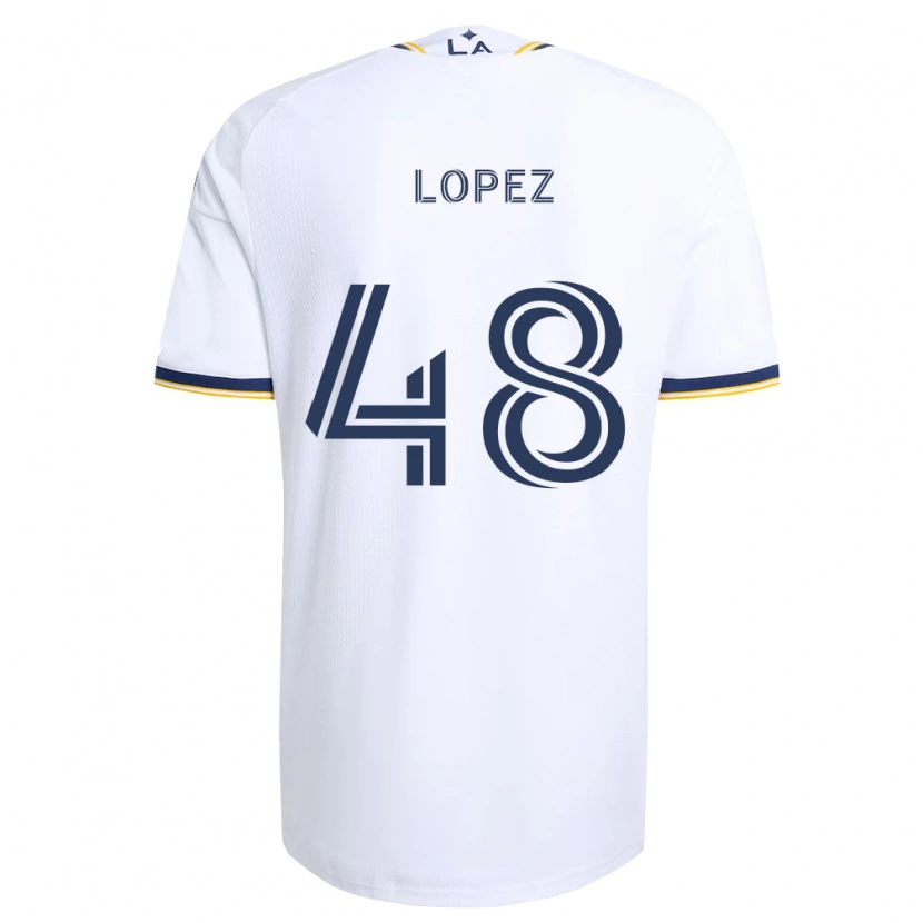 Danxen Kinder Diego López #48 Blau Gelb Und Weiß Heimtrikot Trikot 2026/27 T-Shirt Österreich