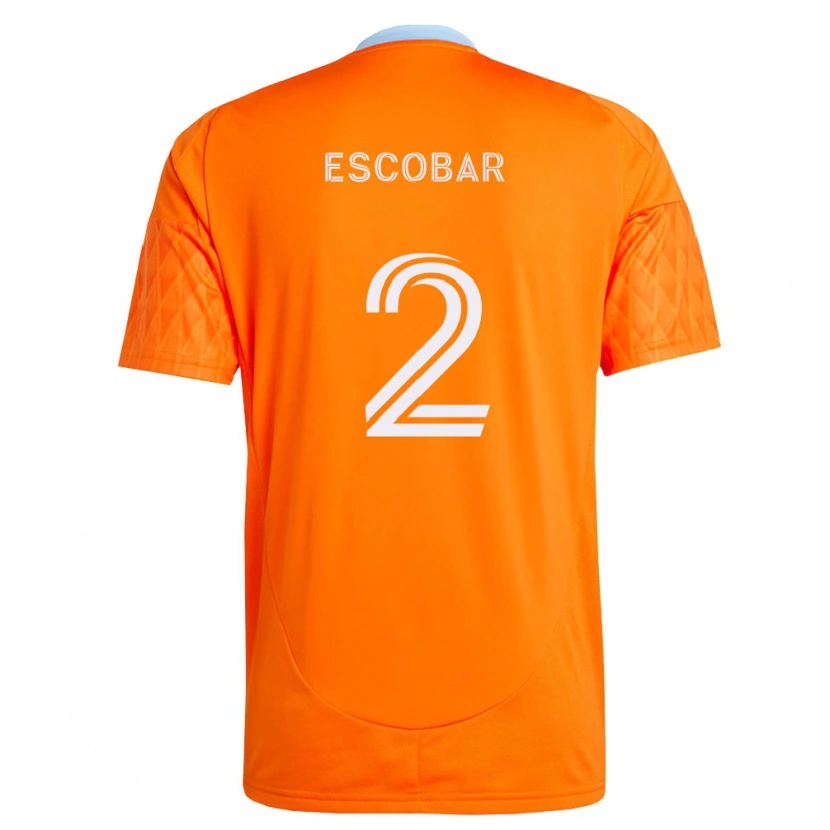 Danxen Kinder Franco Escobar #2 Orange Weiß Heimtrikot Trikot 2026/27 T-Shirt Österreich