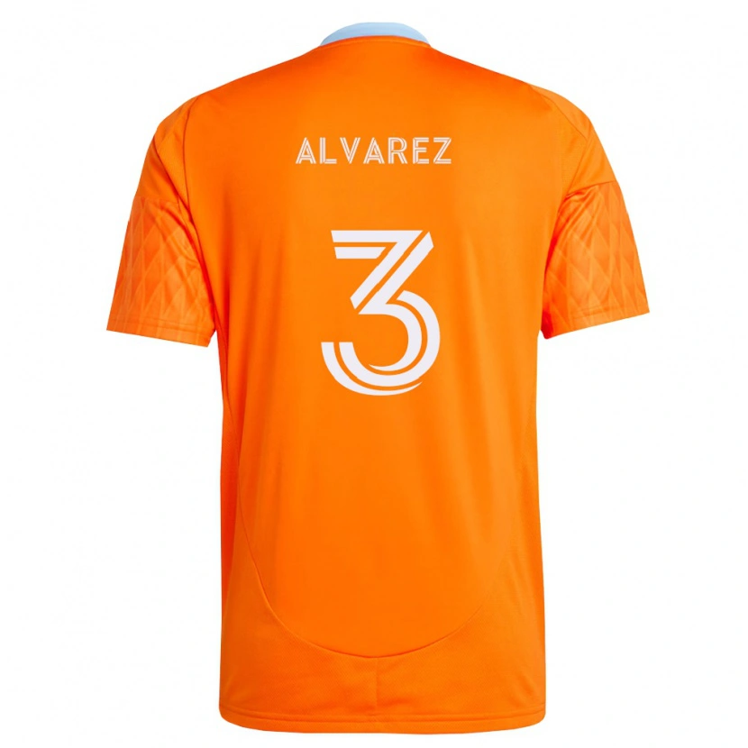 Danxen Kinder Santiago Alvarez #3 Orange Weiß Heimtrikot Trikot 2026/27 T-Shirt Österreich