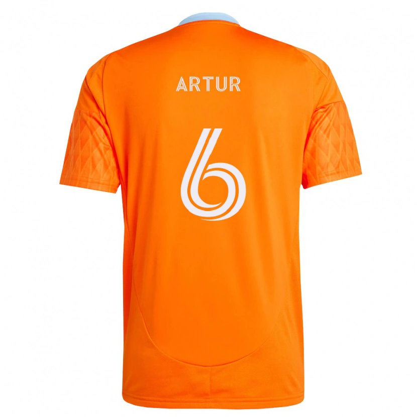 Danxen Kinder José Artur De Lima Júnior #6 Orange Weiß Heimtrikot Trikot 2026/27 T-Shirt Österreich