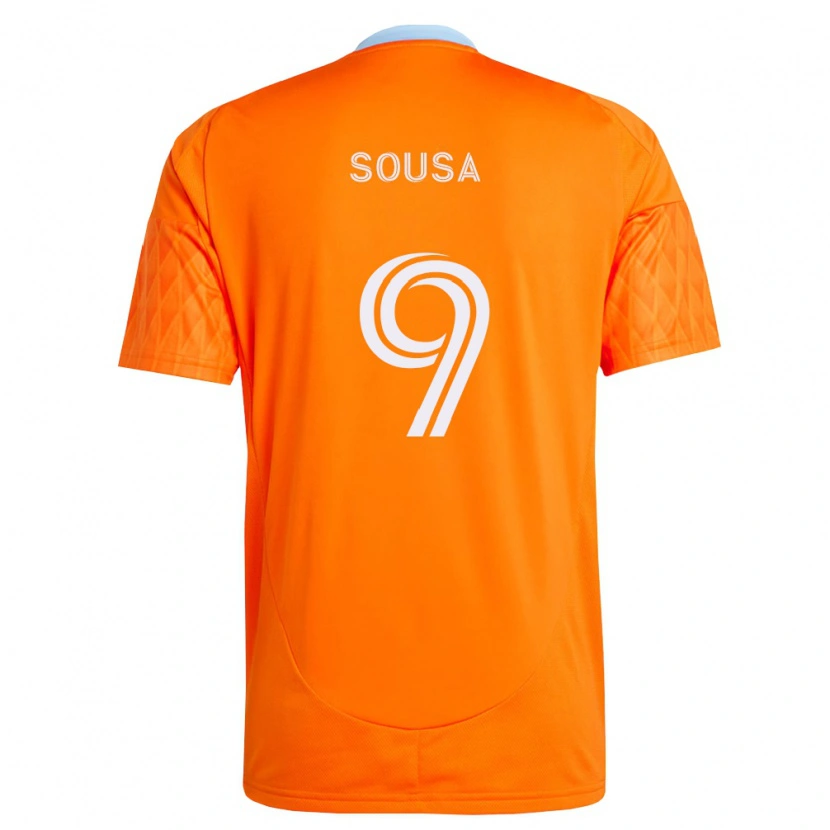 Danxen Kinder Arthur Sousa #9 Orange Weiß Heimtrikot Trikot 2026/27 T-Shirt Österreich