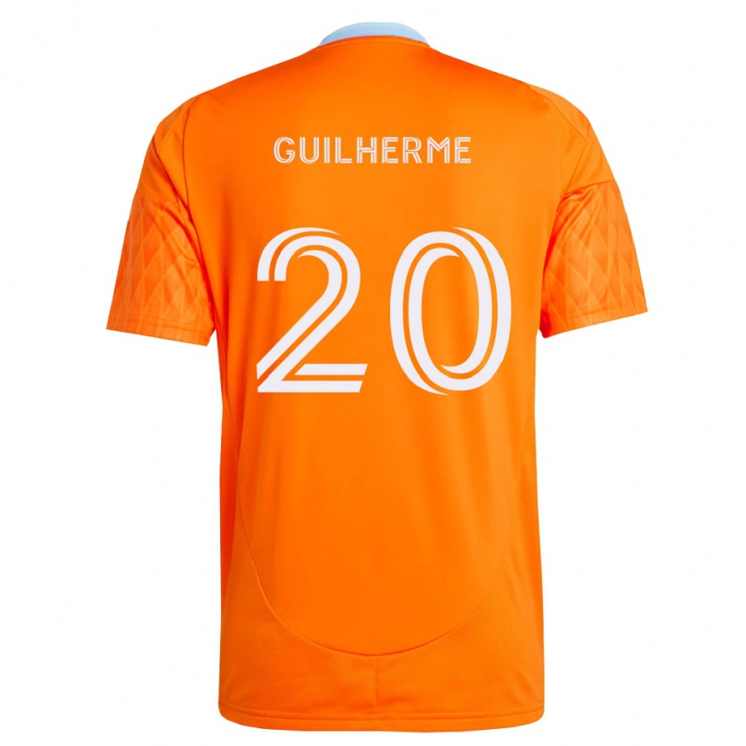 Danxen Kinder Guilherme Augusto Vieira Dos Santos #20 Orange Weiß Heimtrikot Trikot 2026/27 T-Shirt Österreich