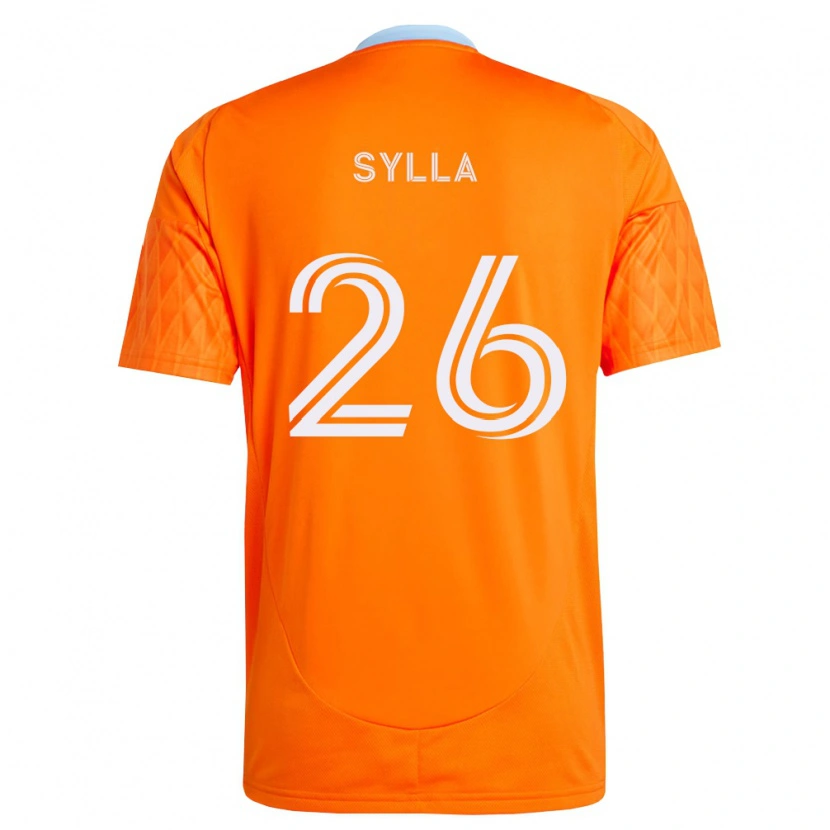 Danxen Kinder Ousmane Sylla #26 Orange Weiß Heimtrikot Trikot 2026/27 T-Shirt Österreich