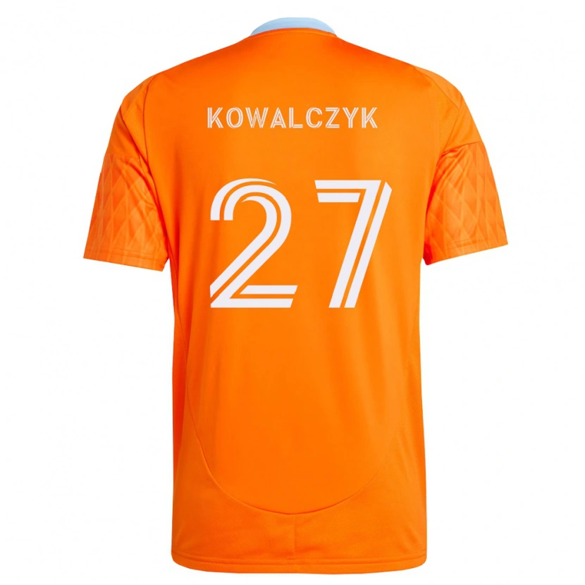 Danxen Kinder Sebastian Kowalczyk #27 Orange Weiß Heimtrikot Trikot 2026/27 T-Shirt Österreich