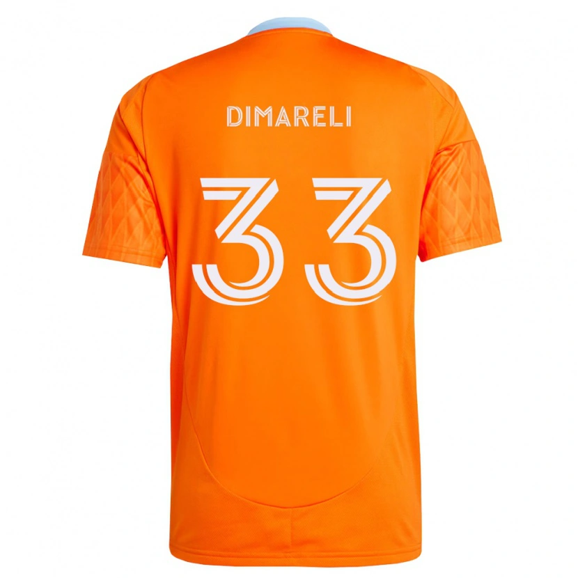 Danxen Kinder Mattheo Dimareli #33 Orange Weiß Heimtrikot Trikot 2026/27 T-Shirt Österreich