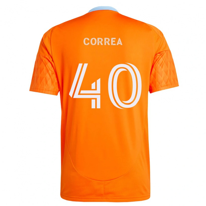 Danxen Kinder Enrique Correa #40 Orange Weiß Heimtrikot Trikot 2026/27 T-Shirt Österreich