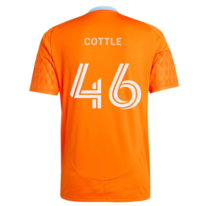 Danxen Kinder Tristan Cottle #46 Orange Weiß Heimtrikot Trikot 2026/27 T-Shirt Österreich