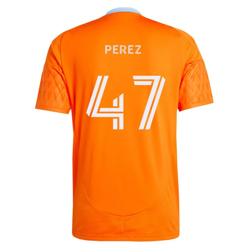 Danxen Kinder Jaizhiño Perez #47 Orange Weiß Heimtrikot Trikot 2026/27 T-Shirt Österreich