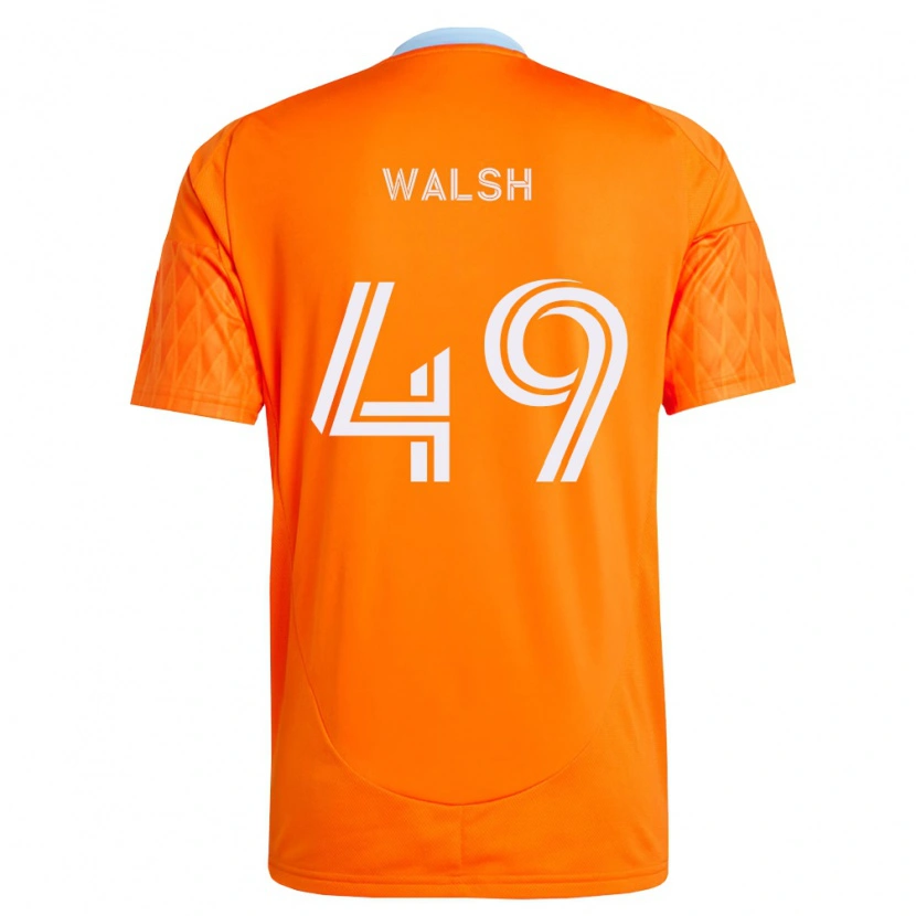 Danxen Kinder Kian Walsh #49 Orange Weiß Heimtrikot Trikot 2026/27 T-Shirt Österreich