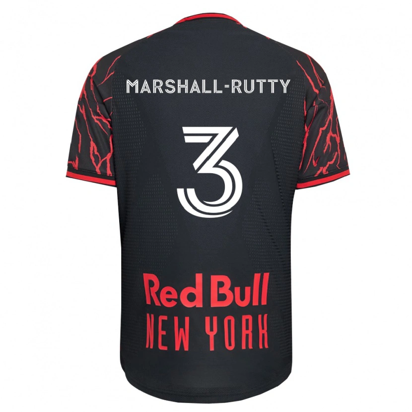 Danxen Kinder Jahkeele Marshall-Rutty #3 Rot Schwarz Weiß Heimtrikot Trikot 2026/27 T-Shirt Österreich
