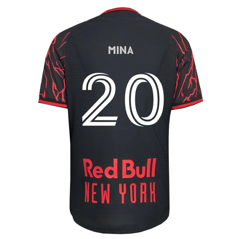 Danxen Kinder Juan Mina #20 Rot Schwarz Weiß Heimtrikot Trikot 2026/27 T-Shirt Österreich
