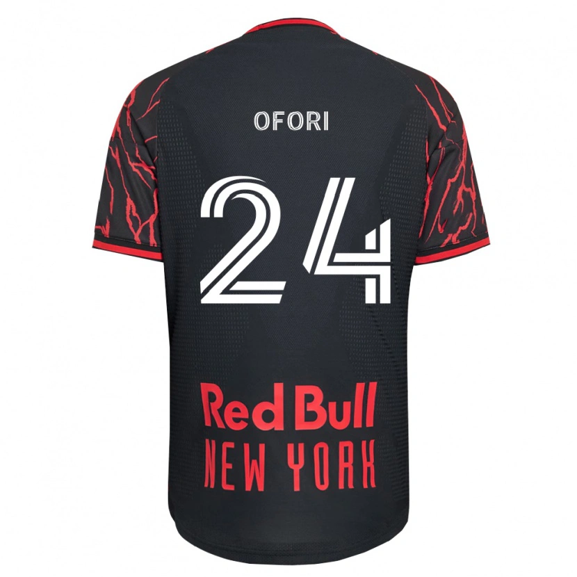 Danxen Kinder Curtis Ofori #24 Rot Schwarz Weiß Heimtrikot Trikot 2026/27 T-Shirt Österreich