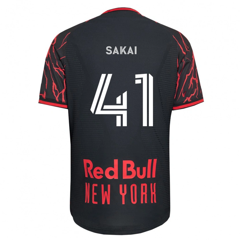 Danxen Kinder Shunya Sakai #41 Rot Schwarz Weiß Heimtrikot Trikot 2026/27 T-Shirt Österreich