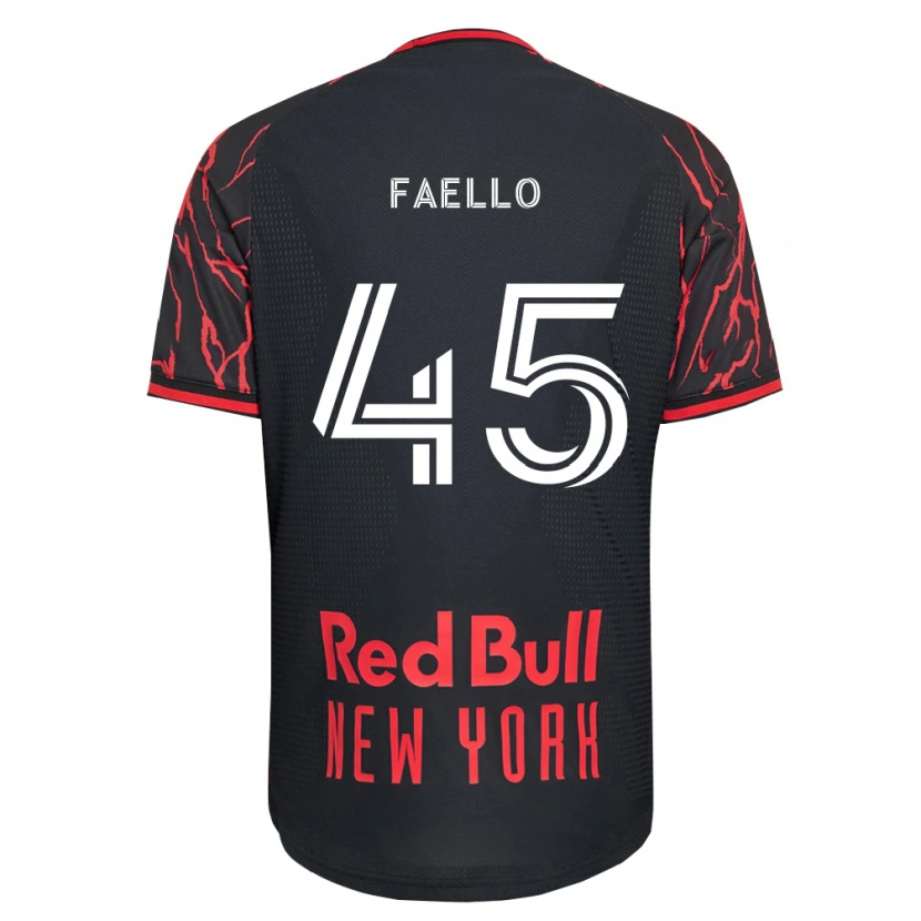 Danxen Kinder Connor Faello #45 Rot Schwarz Weiß Heimtrikot Trikot 2026/27 T-Shirt Österreich