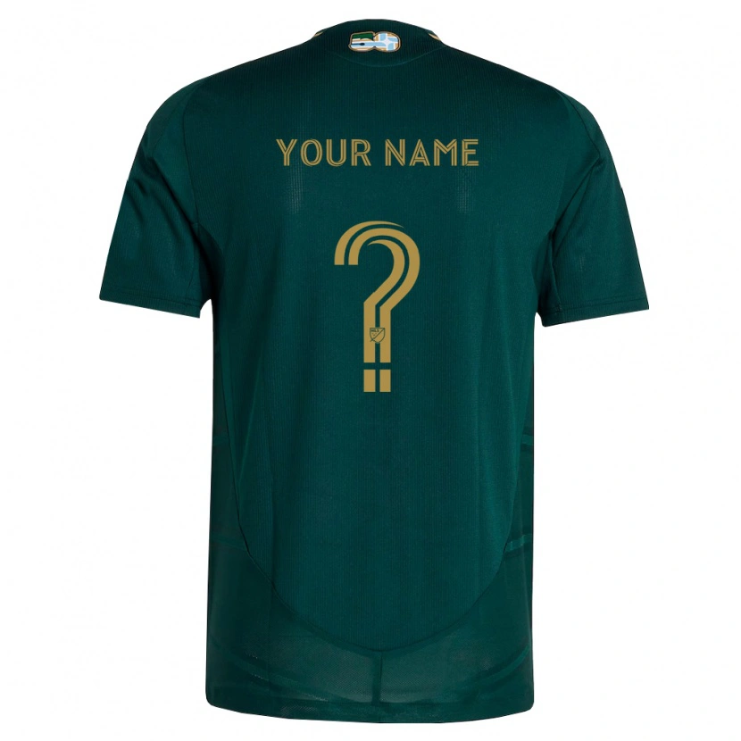 Danxen Kinder Ihren Namen #0 Dunkelgrün Braun Heimtrikot Trikot 2026/27 T-Shirt Österreich