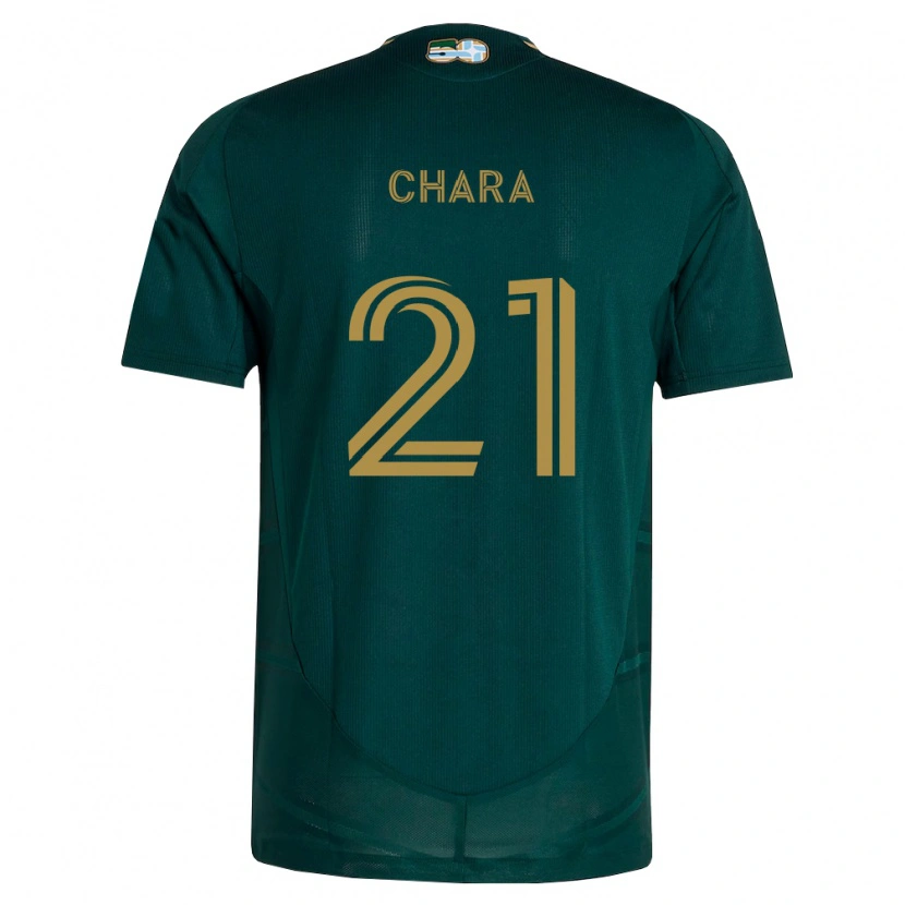 Danxen Kinder Diego Chará #21 Dunkelgrün Braun Heimtrikot Trikot 2026/27 T-Shirt Österreich