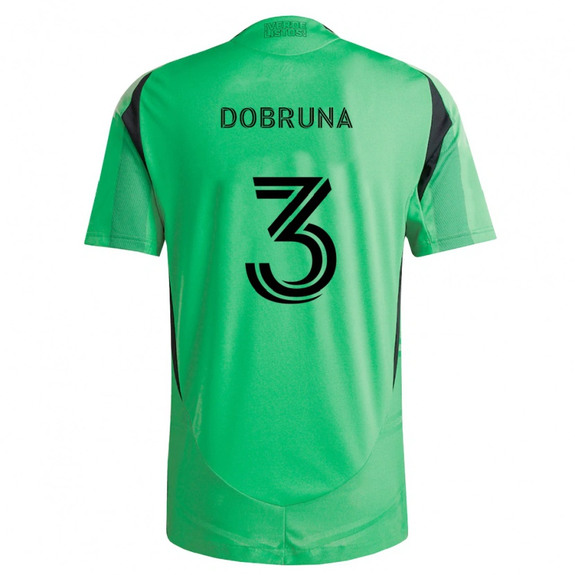 Danxen Kinder Dren Dobruna #3 Smaragdgrün Schwarz Heimtrikot Trikot 2026/27 T-Shirt Österreich