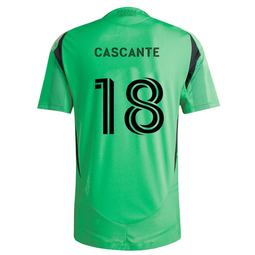Danxen Kinder Julio Cascante #18 Smaragdgrün Schwarz Heimtrikot Trikot 2026/27 T-Shirt Österreich