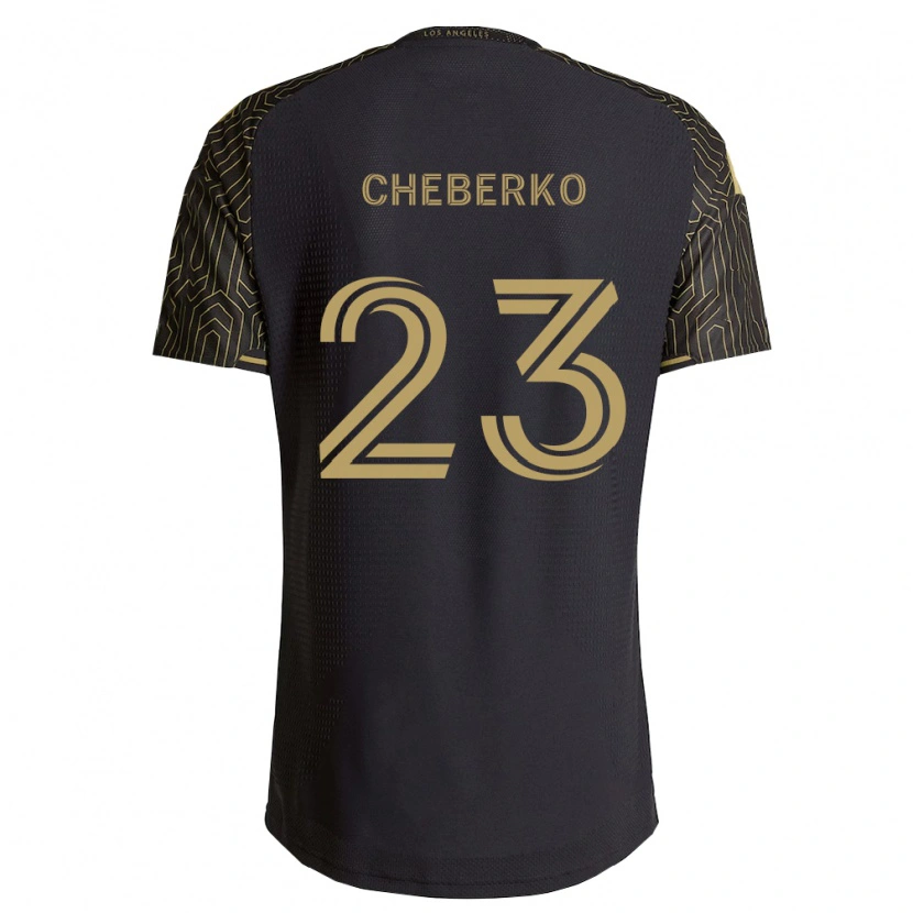 Danxen Kinder Yevgen Cheberko #23 Braun Schwarz Heimtrikot Trikot 2026/27 T-Shirt Österreich