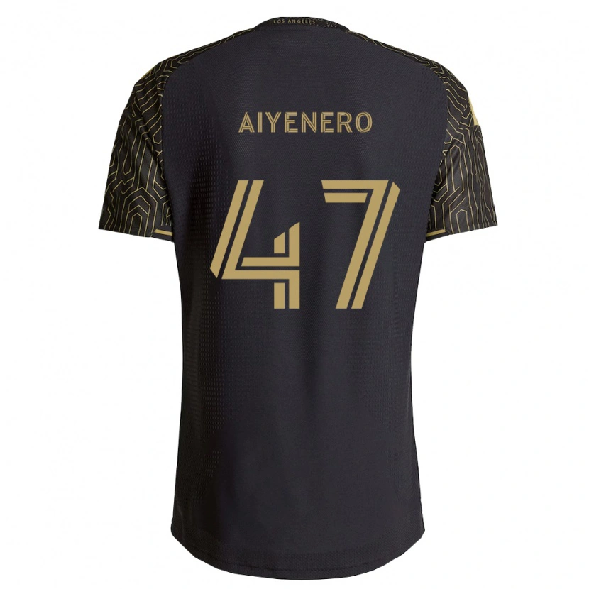 Danxen Kinder Marius Aiyenero #47 Braun Schwarz Heimtrikot Trikot 2026/27 T-Shirt Österreich