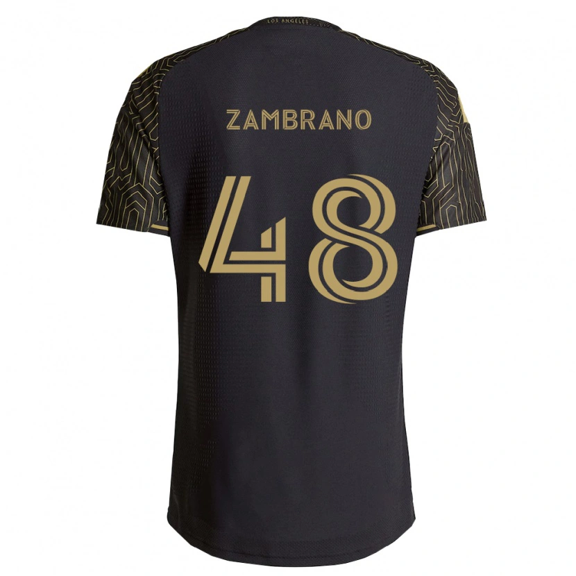 Danxen Kinder Gavin Zambrano #48 Braun Schwarz Heimtrikot Trikot 2026/27 T-Shirt Österreich