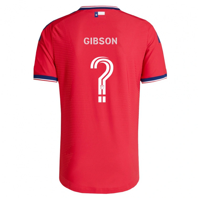 Danxen Kinder Jonah Gibson #0 Rot Blau Weiß Heimtrikot Trikot 2026/27 T-Shirt Österreich