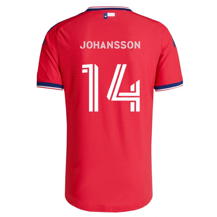Danxen Kinder Herman Johansson #14 Rot Blau Weiß Heimtrikot Trikot 2026/27 T-Shirt Österreich
