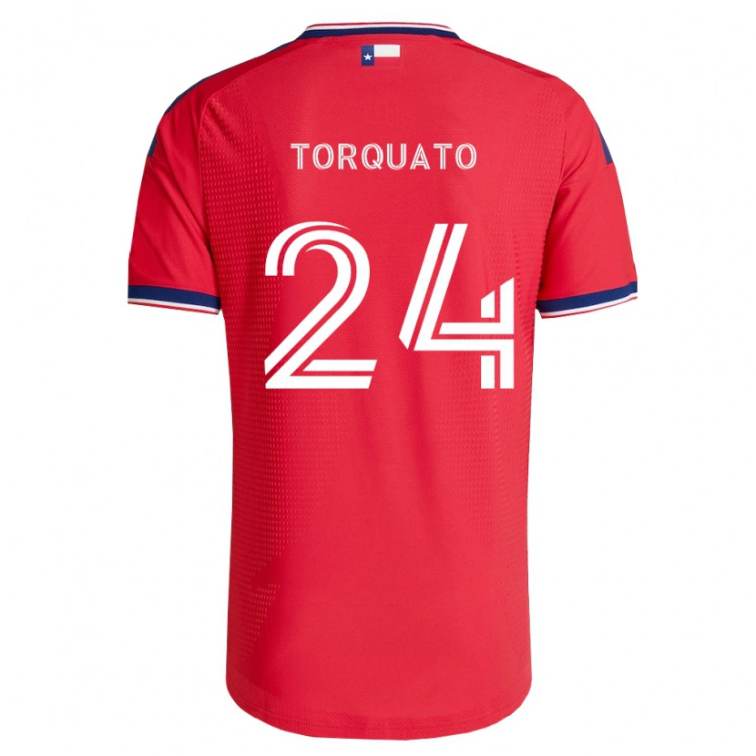 Danxen Kinder Joshua Torquato #24 Rot Blau Weiß Heimtrikot Trikot 2026/27 T-Shirt Österreich